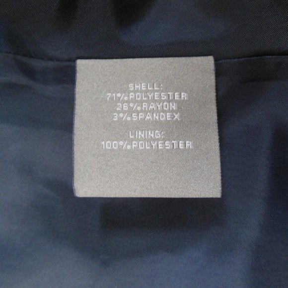 BAGATELLE Navy Blue & White Stripe Moto Jacket - Picture 7 of 8